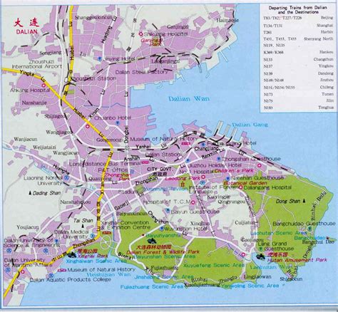 map of dalian china
